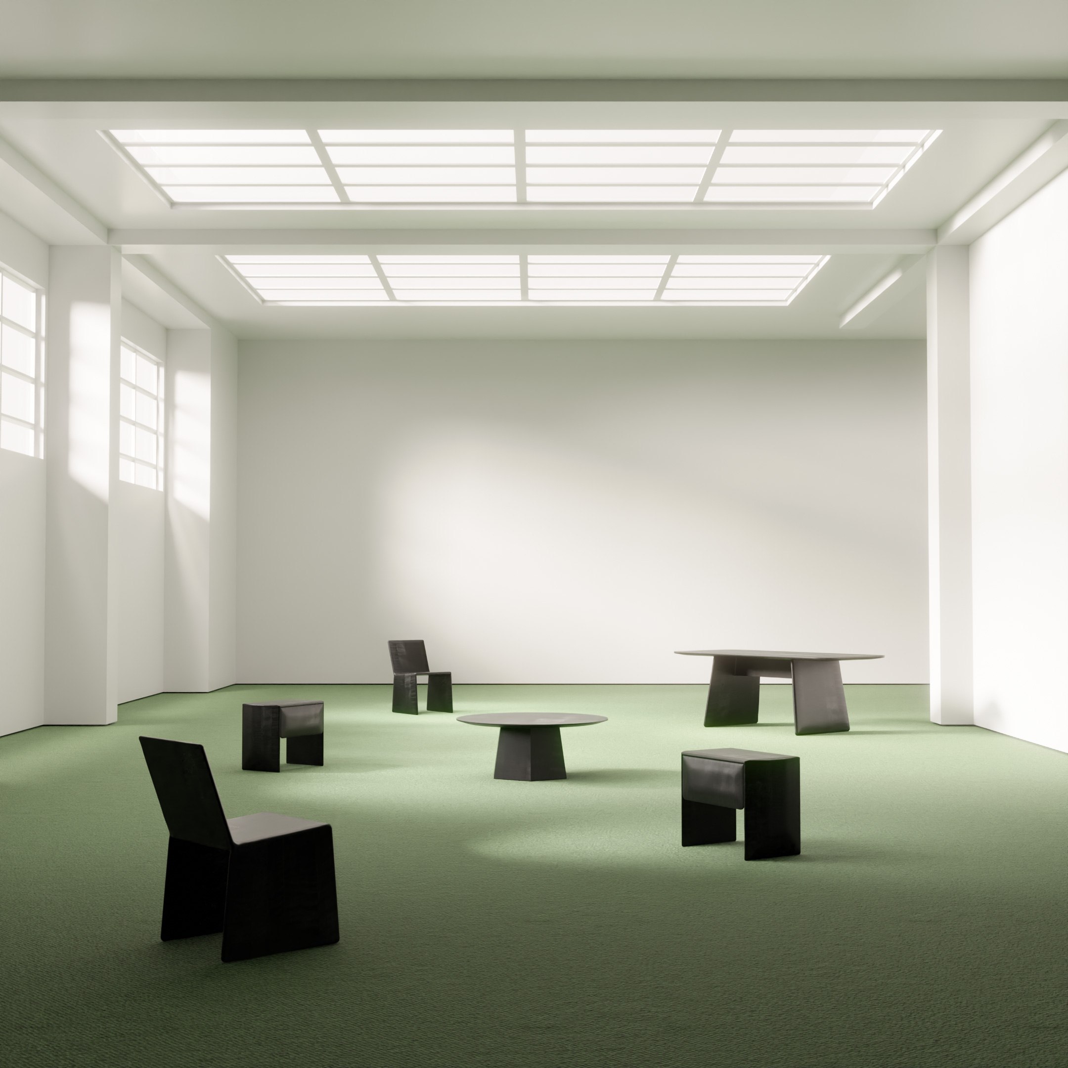 Environment scene, 3D rendering