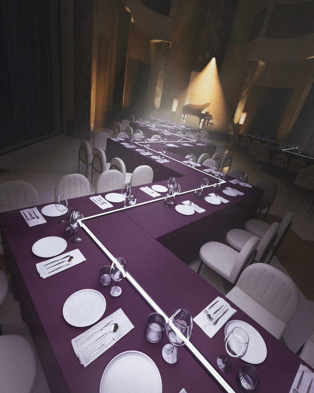 Grand Prix event design, 3D visualization